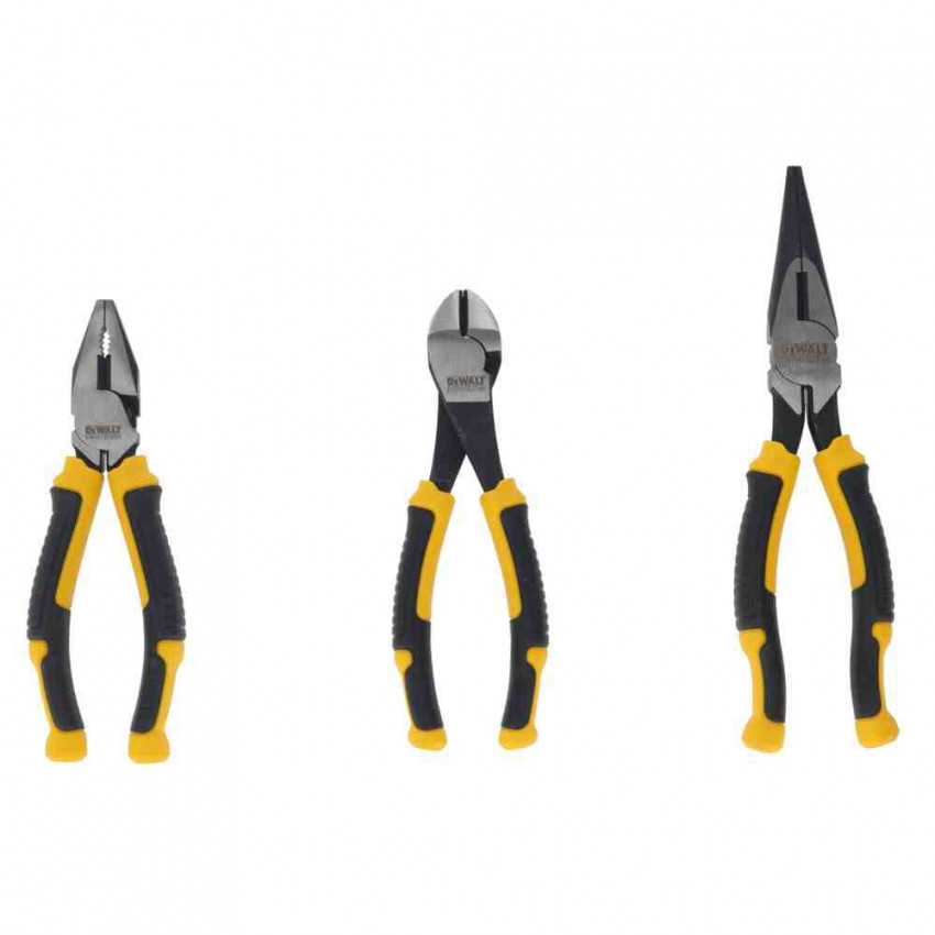 Набір з трьох шарнірно-губцевих інструментів LASER HARDENED DeWALT DWHT82813-0-DWHT82813-0
