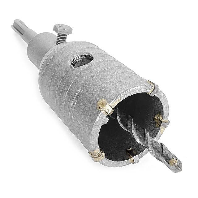 Свердло корончате по бетону 46 мм, перехідник SDS-Plus 100 мм INTERTOOL SD-7046-SD-7046