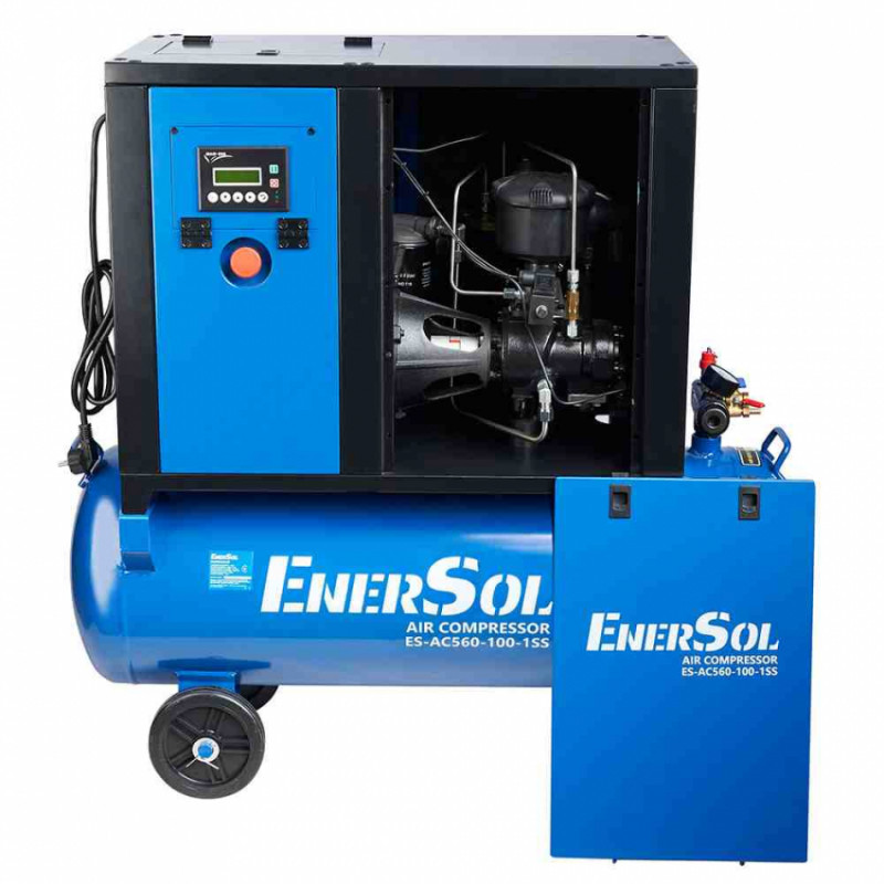 Компресор повітряний безмасляний EnerSol ES-AC560-100-1SS-ES-AC560-100-1SS