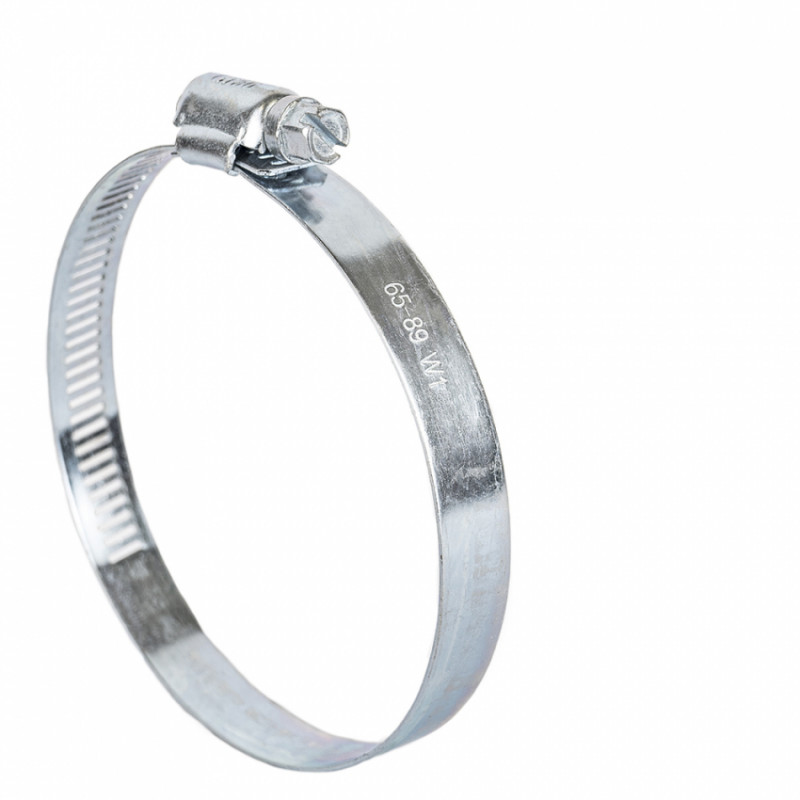 Хомут черв'ячний оцинкований 12,7 мм D65-89мм 10шт Grad (2511485)-2511485