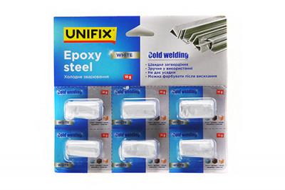 Холодне зварювання біле 6*10г (блістер) UNIFIX-[articul]