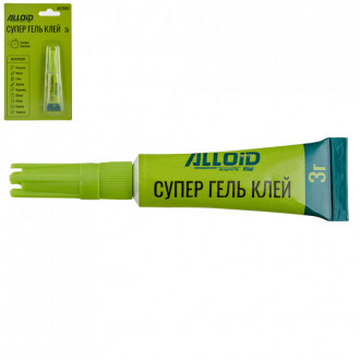 Клей-гель супер ціаноакрилатний 3г Alloid блістер AG3000-[articul]