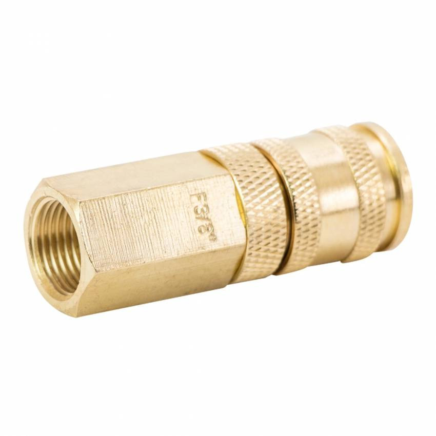 З'єднання швидкознімне посилене з фіксатором 3/8" (латунь) Sigma (7021651)-7021651