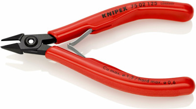 Кусачки бокові для електроніки KNIPEX 75 02 125 SB