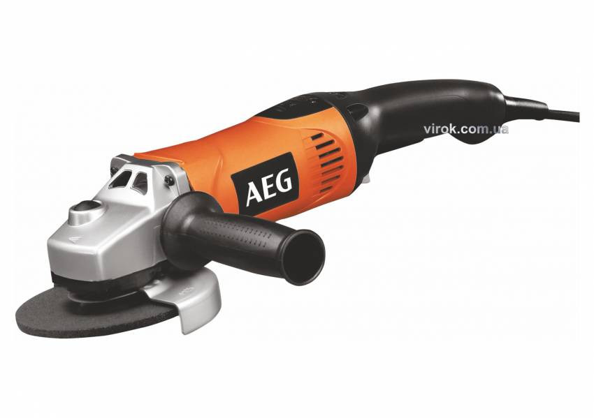 Шліфмашина кутова мережева AEG : 1520 Вт, Ø= 125 мм, 2600-11000 об/хв   кейс-WS15-125SXE