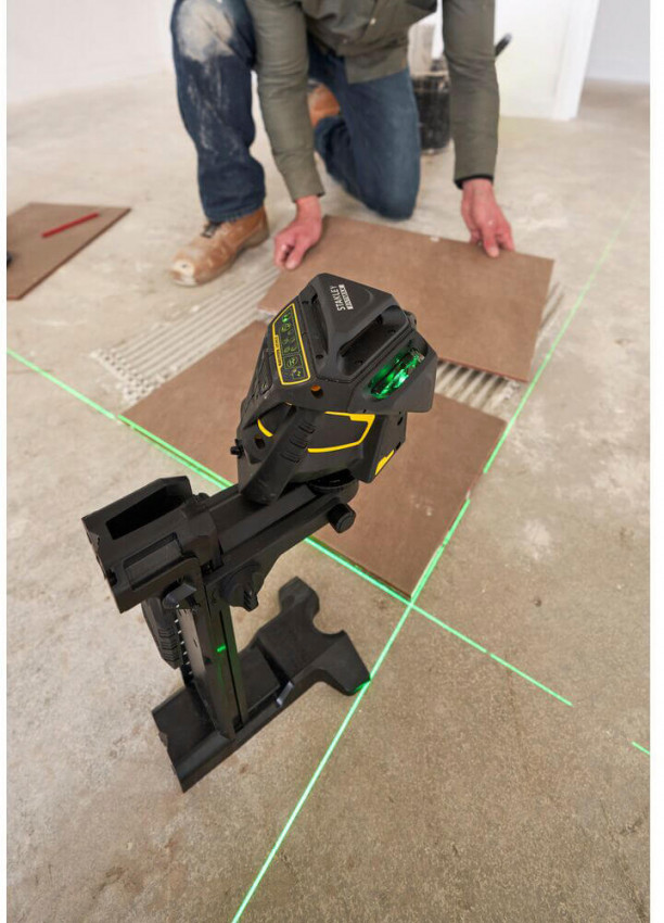 Рівень лазерний FatMax®MultilineGreen трипроменевий площинний самовирівнюючий, чемодан STANLEY FMHT1-77356-FMHT1-77356