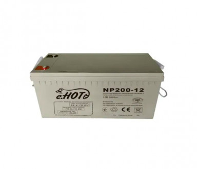 Акумуляторна батарея ENOT MultiGEL 12V 200Ah, M6, (331x175x216mm), 56kg-[articul]