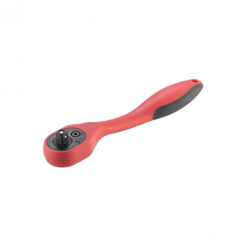 Рукоятка із храповим механізмом на 72 зуба 1/4" вигнута Cr-v(Professional) INTERTOOL HT-2107-HT-2107