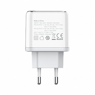 Зарядка для телефону LogicPower 35W (Type-C + USB) QC + кабель (Type C to Lightning)