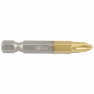 Біти PH2×50мм ¼&quot; 10шт S2 TIN (блістер) ULTRA (4014212)