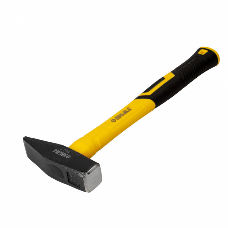 Молоток 800г слюсарна фібергласова ручка Sigma (4316081)-4316081