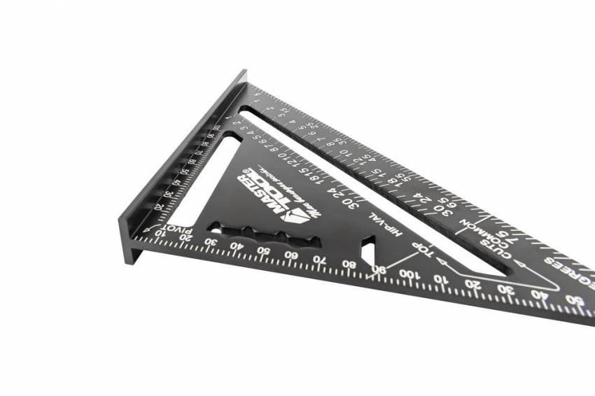 Кутник тесляра MASTERTOOL SWANSON 180 мм алюмінієвий 30-3518-30-3518