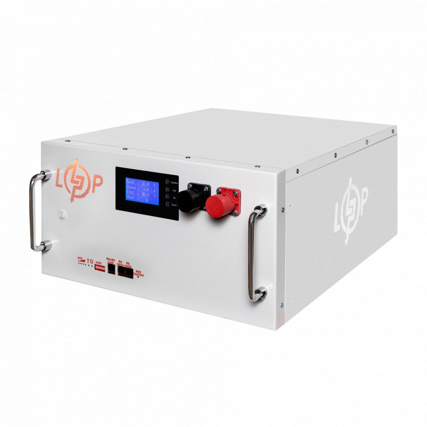 Акумулятор LP LiFePO4 51,2V - 230 Ah (11776Wh) (BMS SP 200A/100A) RM RS485/CAN LCD WH-