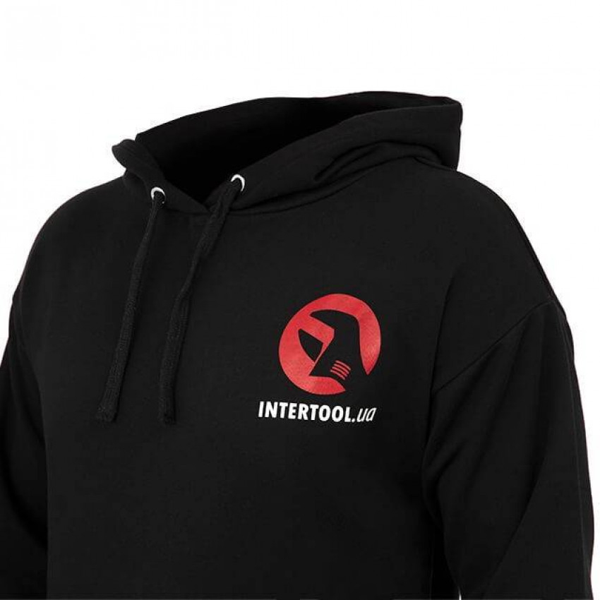 Худі чорний трикотаж арт. 8862 розм. XL INTERTOOL SP-4004-SP-4004