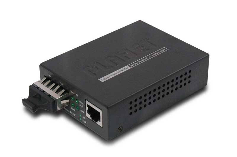 Медиаконвертер Planet GT-802S (10/100/1000Base-T to 1000Base-LX SC,SM)-GT-802S