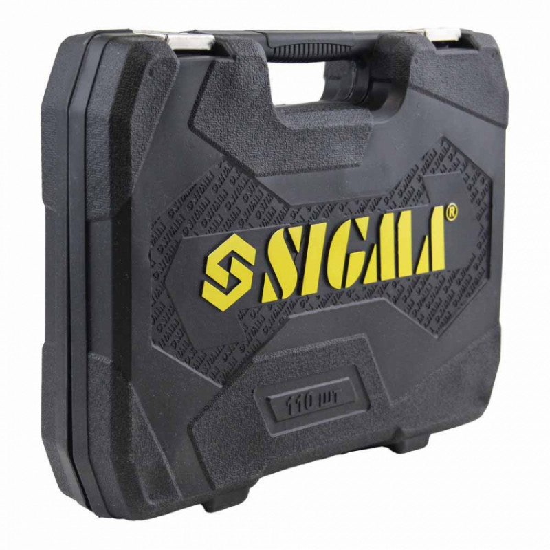 Набір насадок торцевих та біт 1/4", 1/2" 108шт CrV mid Sigma (6003771)-6003771