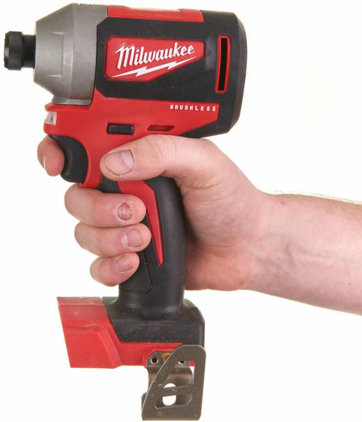 Імпульсний ударний шуруповерт акумуляторний 1/4" HEX MILWAUKEE, M18 CBLID-0, 180Нм-4933464476