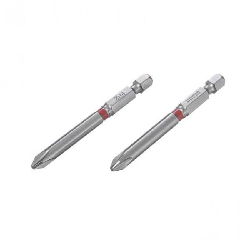 Комплект викруткових насадок PH2 1/4" * 70 мм, S2, уп. 2 од., STORM INTERTOOL VT-0223-VT-0223