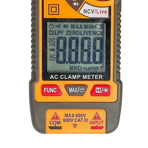 Цифрові струмові кліщі AC/DC 400A (True RMS, 4000 відліків) INGCO INDUSTRIAL-DCM62001
