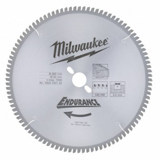 Диск пильний MILWAUKEE, Ø305x30мм, 100 зуб.-[articul]