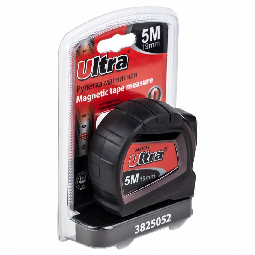 Рулетка магнітна 5м * 19мм Ultra (3825052)-3825052