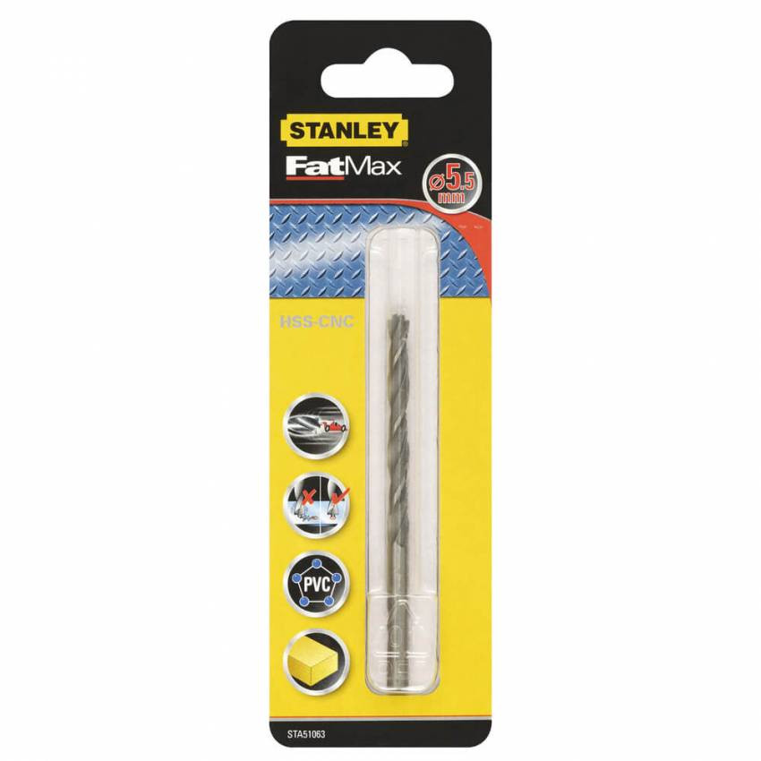 Свердло по металу STANLEY STA51063-STA51063