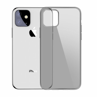 Чохол Baseus для iPhone 11 Simplicity Прозорий чорний (ARAPIPH61S-01)-[articul]