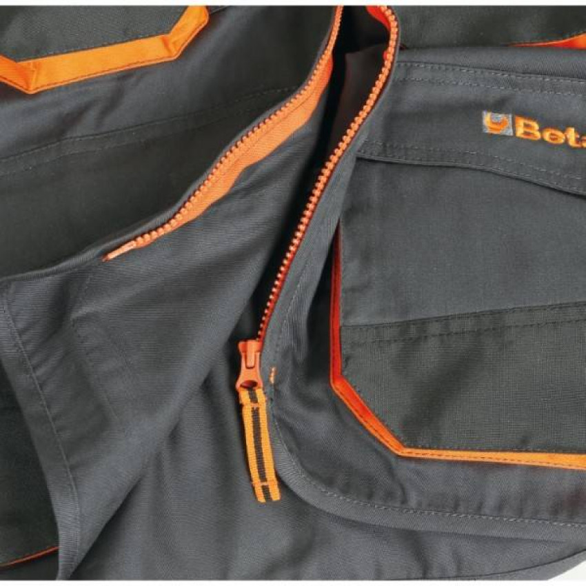 7907G L-SLEEVELESS WORK JACKET, GREY-079070803