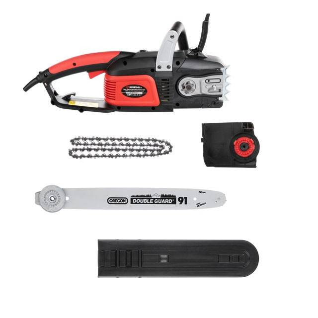 Пила ланцюгова електрична 2400Вт, шина 40см, плавний пуск, SDS INTERTOOL WT-0625-WT-0625