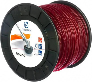 Корд тривимірний Husqvarna Opti Round 3.0 мм (240 м) Spool Red-[articul]