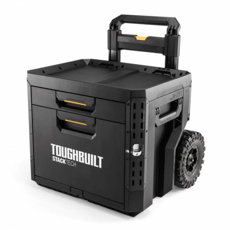 Ящик для інструментів TOUGHBUILT TB-B1-D-R92 StackTech на колесах з 1+1 висувними шухлядами-TB-B1-D-R92