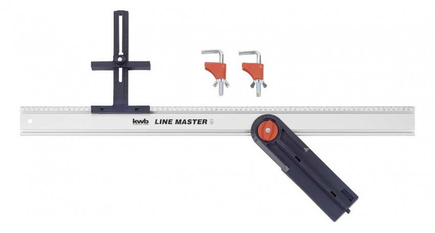 Набір універсальний по розпилу, 5 предметів, Line Master KWB (784008)-