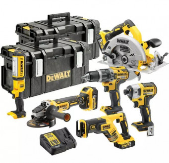 Набір із шести інструментів безщіткових DeWALT DCK623P3