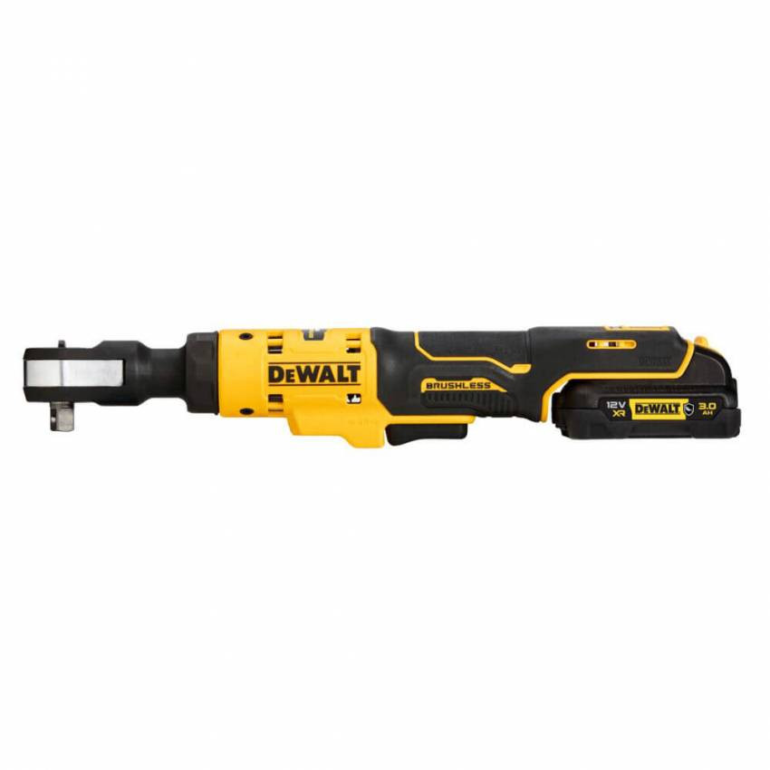 Гайкокрут кутовий - ключ-храповик акумуляторний безщітковий DeWALT DCF503L1G-DCF503L1G