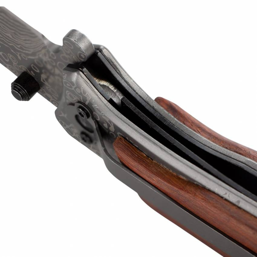 Нож раскладной 122мм (рукоятка дерево) Sigma (4375821)-4375821