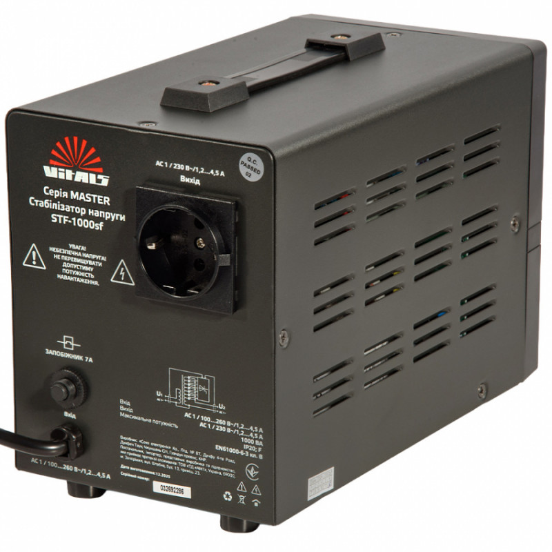 Стабілізатор напруги Vitals Master STF-1000sf-246602