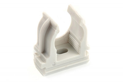 Кліпса для гофри під монтажний пістолет 20мм біла (пач. 50шт.) APRO-[articul]