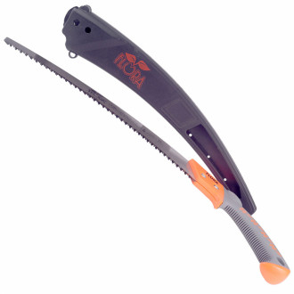 Пила садова вигнута 330мм 7TPI з чохлом FLORA (5023284)