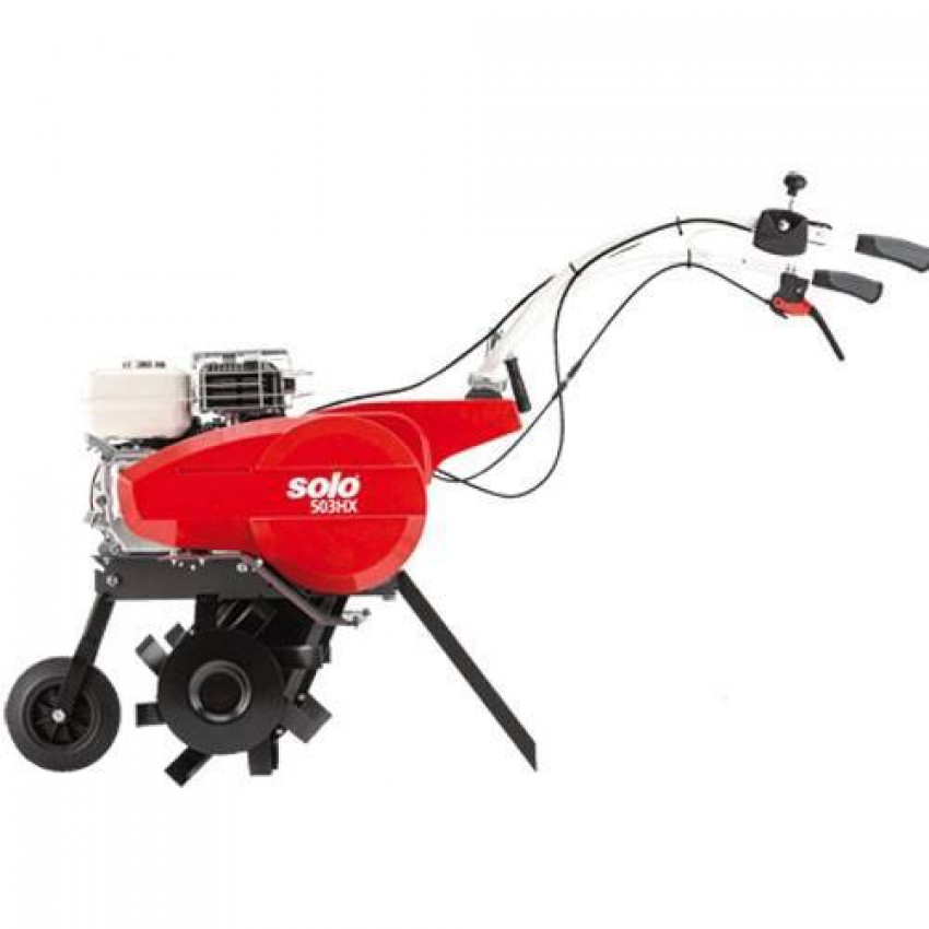 Грунтофреза бензинова SOLO, Honda GX160 4кВт/5,5л.с., 1 передача, захоплення 84 см, глибина до 25см, вага 56 кг.-503HX