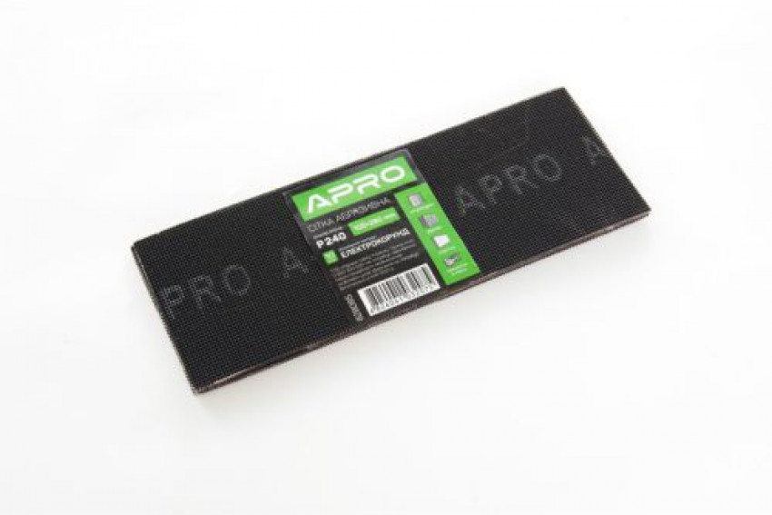 Сітка абразивна APRO P240 105*280мм електрокорунд (10шт)-828085