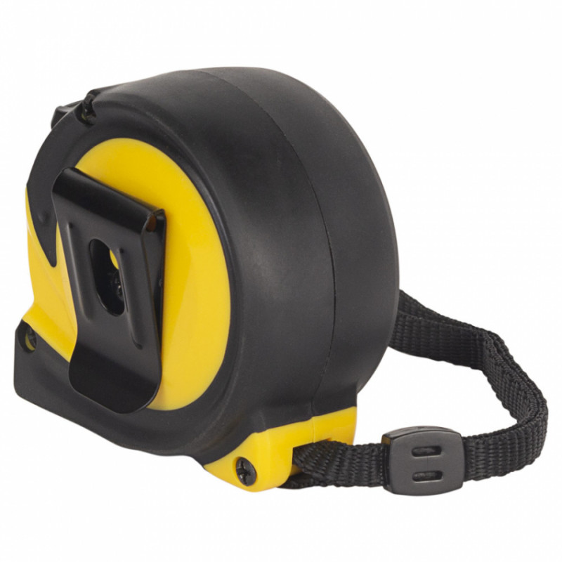 Рулетка обгумована Compact двостороннє полотно/зачіп 5м×19мм SIGMA (3814631)-3814631