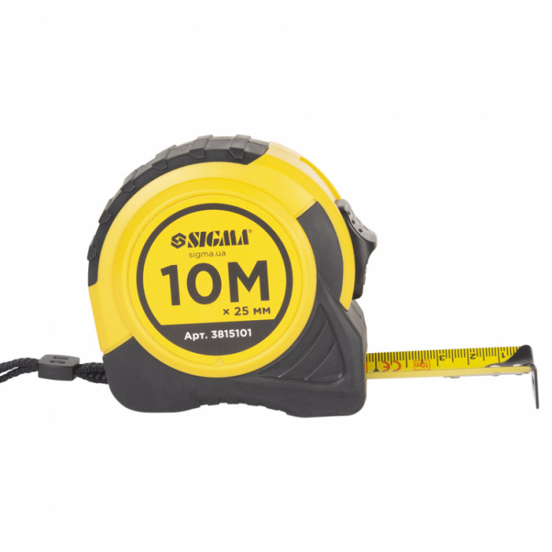 Рулетка shiftlock 10 м * 25 мм Sigma (3815101)-3815101