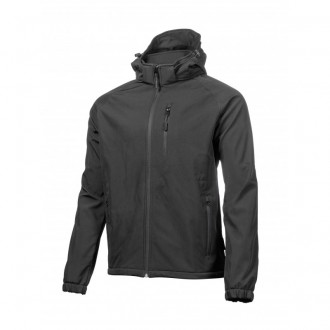 DITTER Куртка SOFTSHELL з капюшоном чорна S (48) HOEGERT S HT5K260-S-[articul]