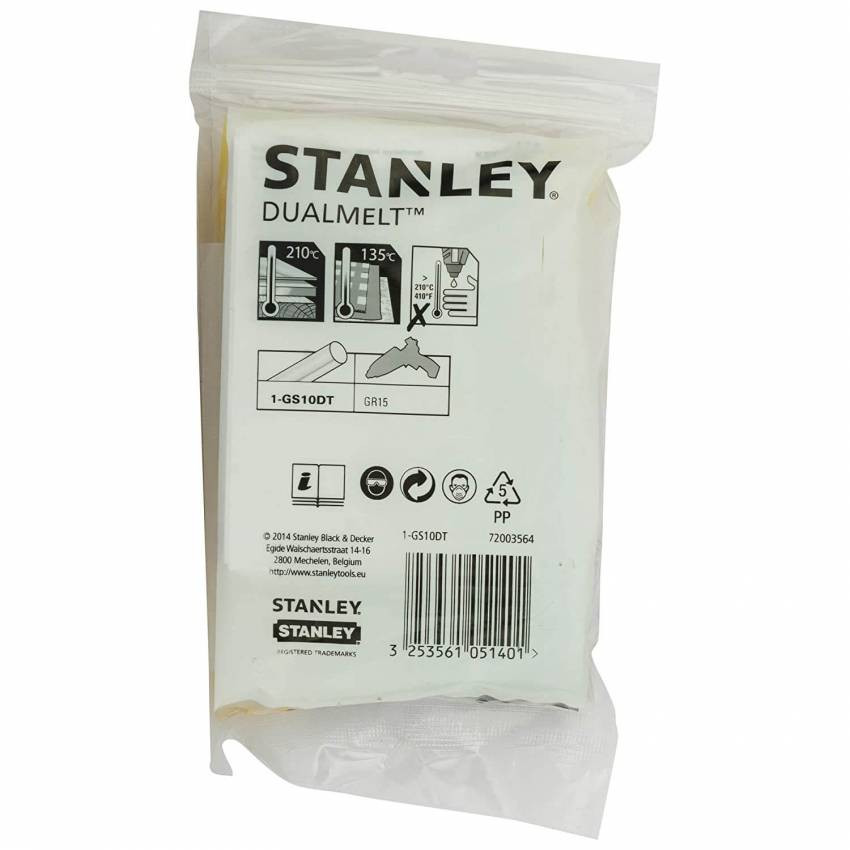 Термоклей DualTemp діаметром 7 мм, двотемпературний для клейового пістолета STANLEY 1-GS10DT-1-GS10DT