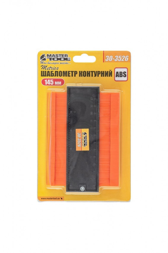 Шаблометр контурний MASTERTOOL 145х100х21 мм 30-3526-30-3526