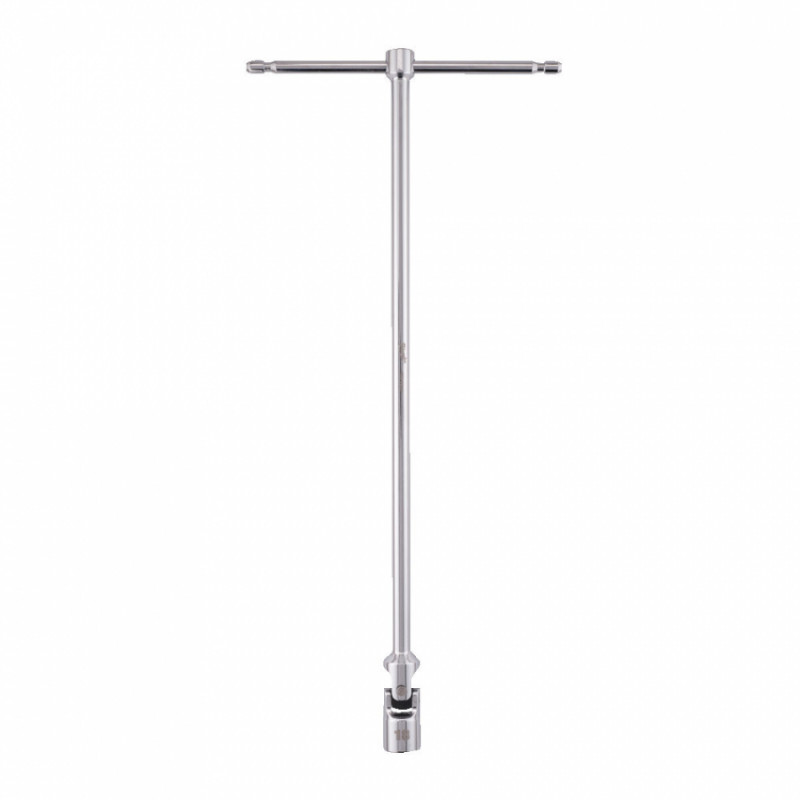 Ключ хромований з Т-образною ручкою та шарниром MILWAUKEE, Hex 18мм-4932492687