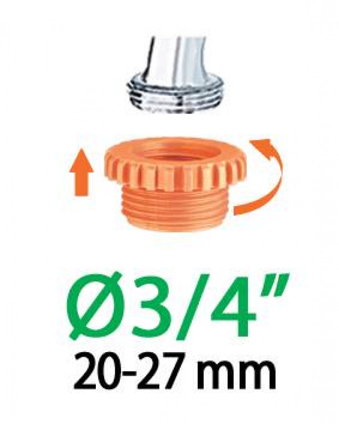 Адаптер 3/4"-1"В для конектора поливального шлангу бл.-88030000