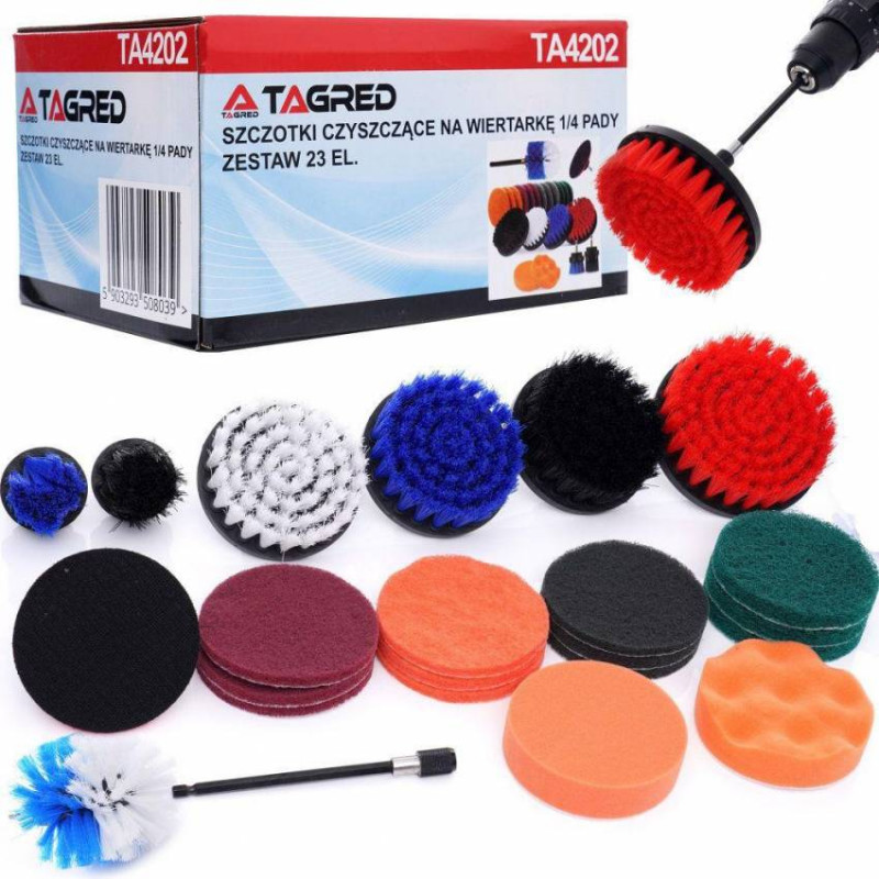 Набір щіток і насадок на шуруповерт TAGRED TA4202-TA4202