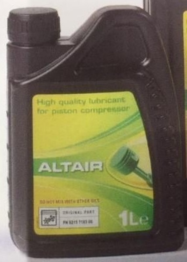 Олива ABAC Altair мінеральна для 2-ступеневих компресорів, для промислового використання 1 л, 1 кг-