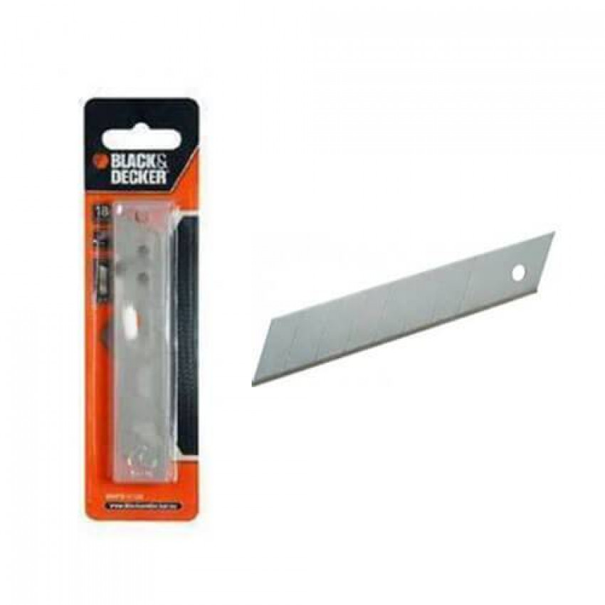 Набір лез 18-мм з сегментами, що відламуються BLACK DECKER BDHT0-11128-BDHT0-11128